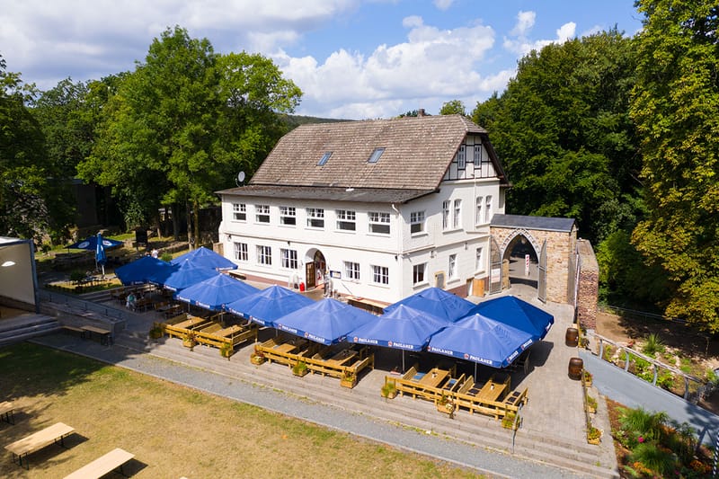 Biergarten, Burg Vlotho