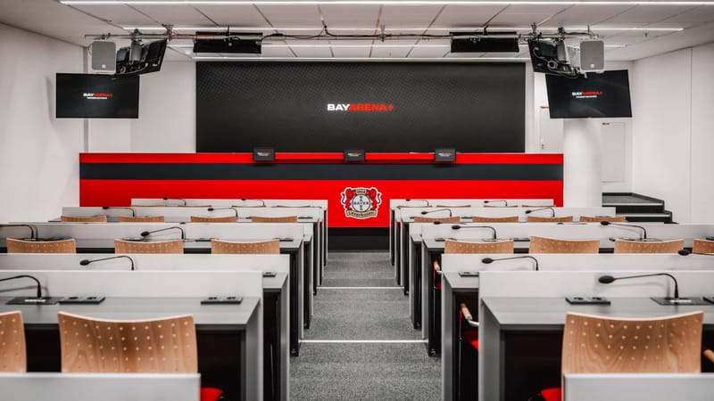 Pressekonferenzraum / Mediencenter, BayArena