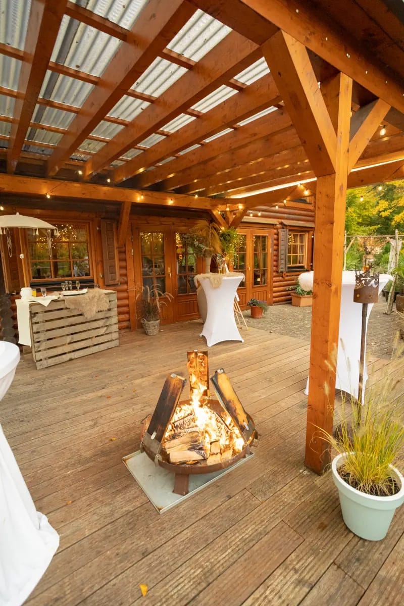 Außenbereich/Terrasse, Brilons Kurparkhütte