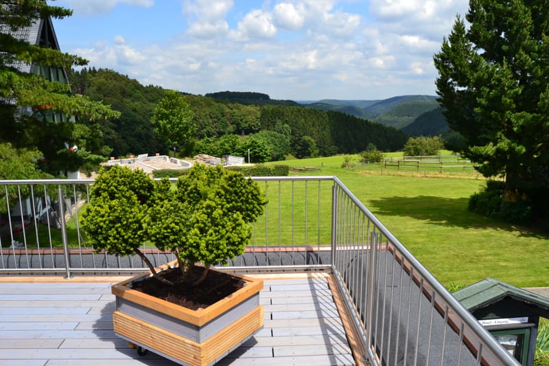 Dachterrasse, Gasthof Spelsberg