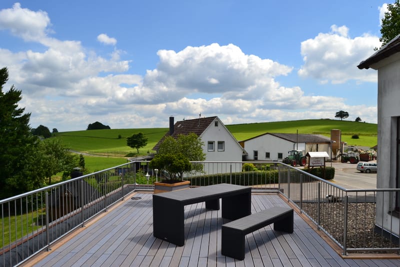 Dachterrasse, Gasthof Spelsberg