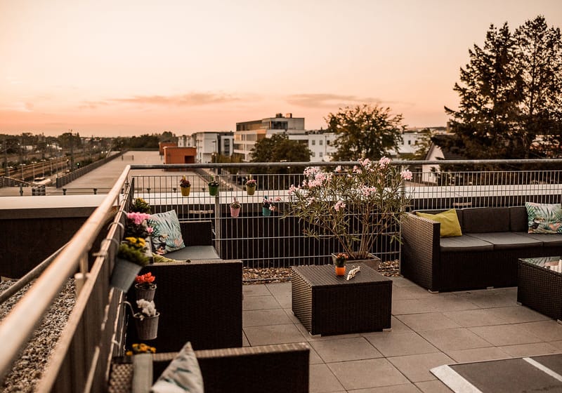 Dachterrasse, Gleis87