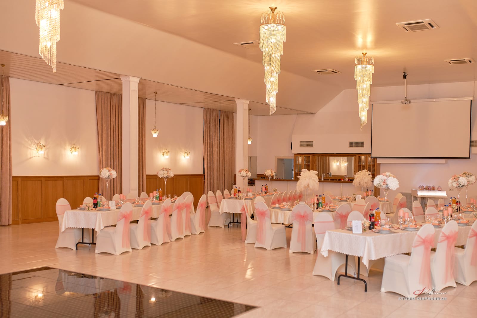 Großer Saal, Kristall Eventhaus in Lemgo