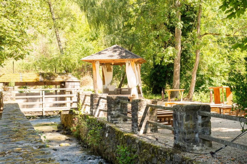 Gazebo, liebevoll! in der Auermühle