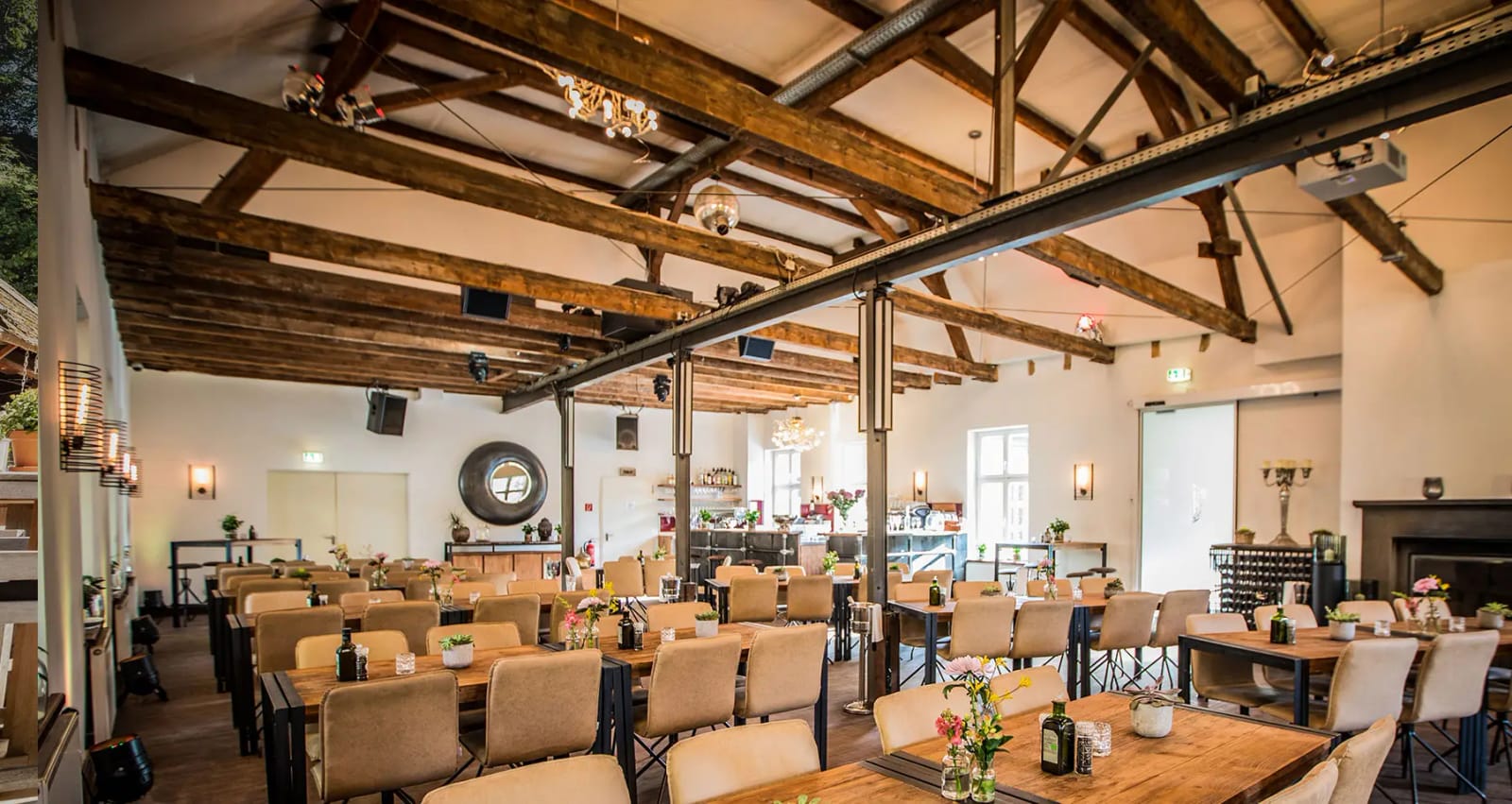 Saal, liebevoll! in der Auermühle in Ratingen