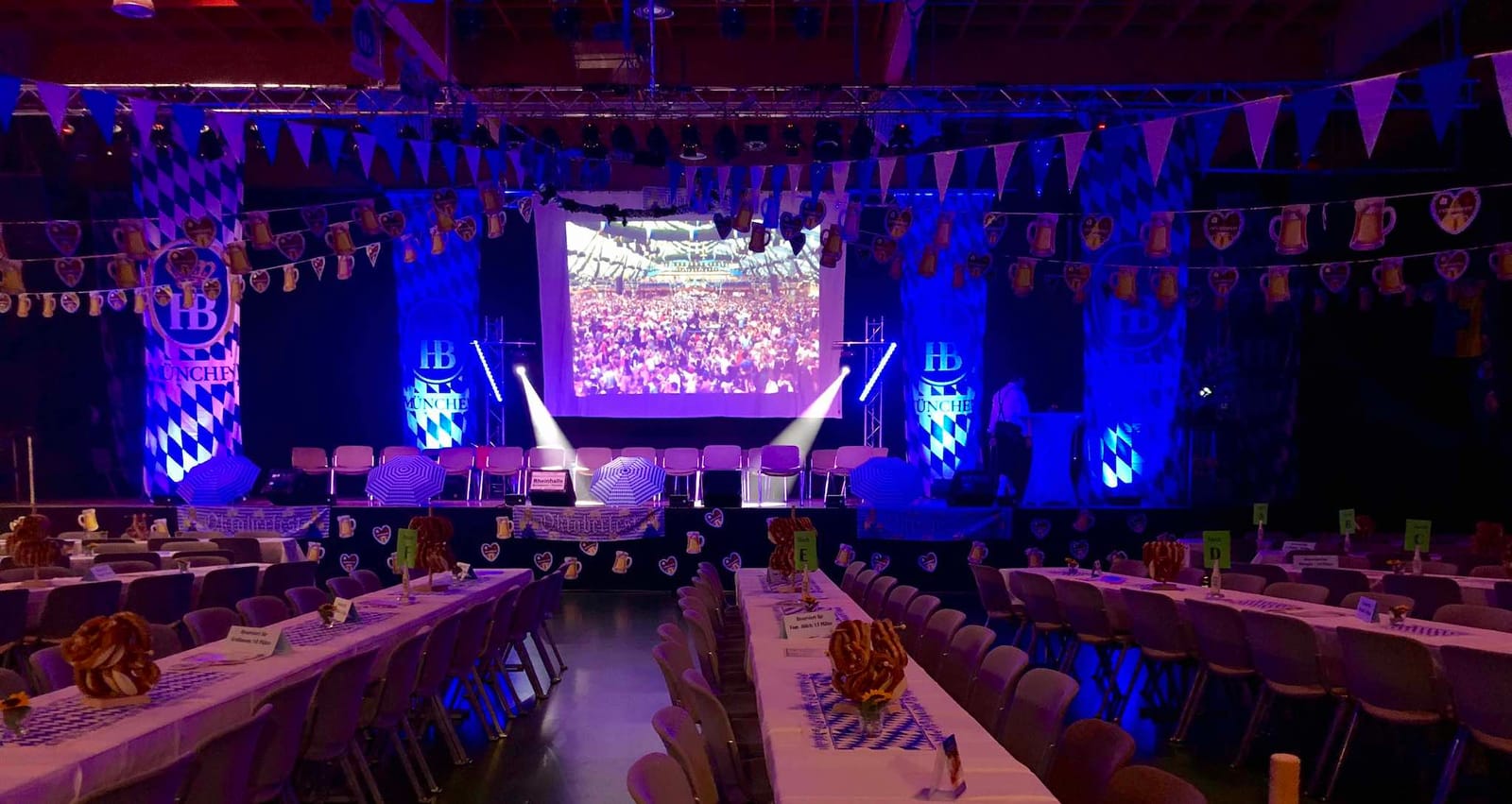 Großer Saal, Rheinhalle in Bornheim