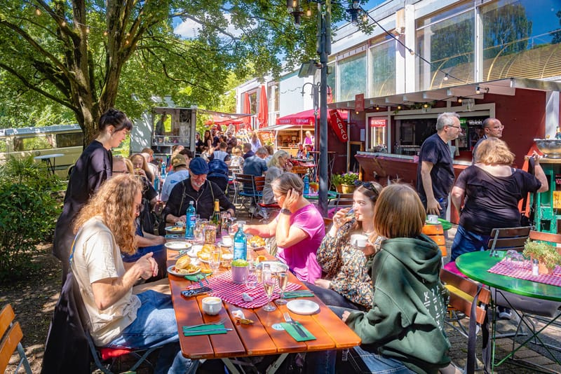 Palmengarten Biergarten (Sommergarten), Stadthalle Köln-Mülheim