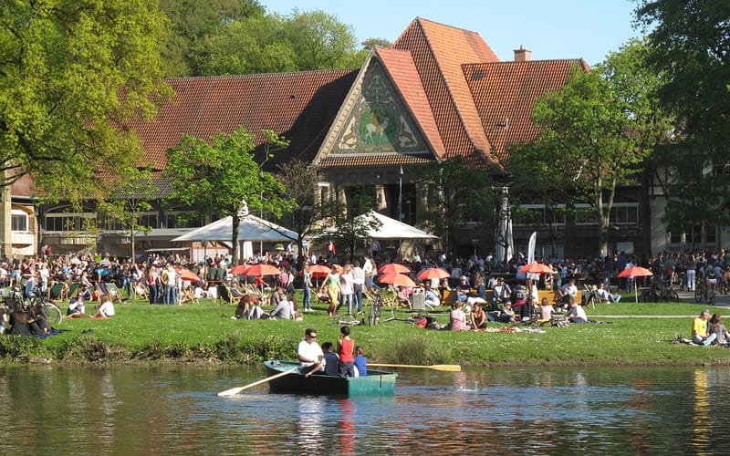Biergarten, Stadtwaldhaus