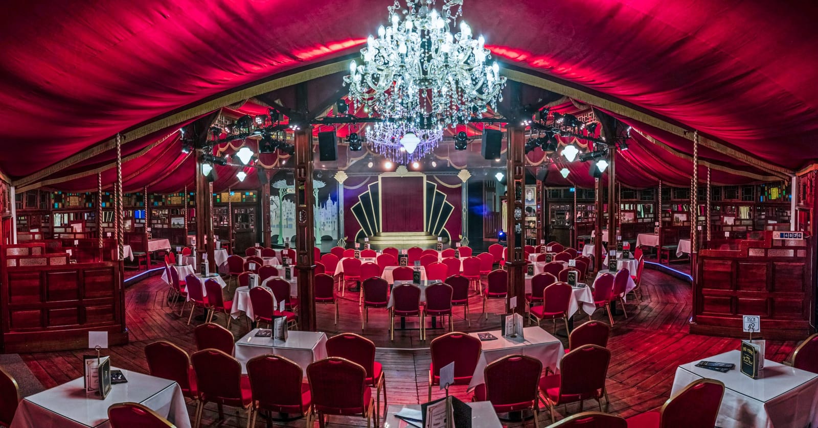 Spiegelzelt, Malentes Theater Palast in Bonn