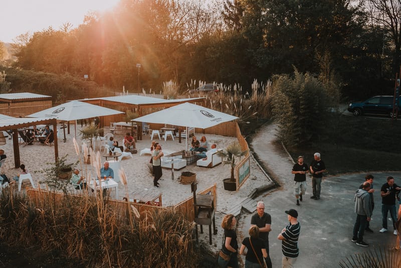 Strandbiergarten, blue:beach Witten