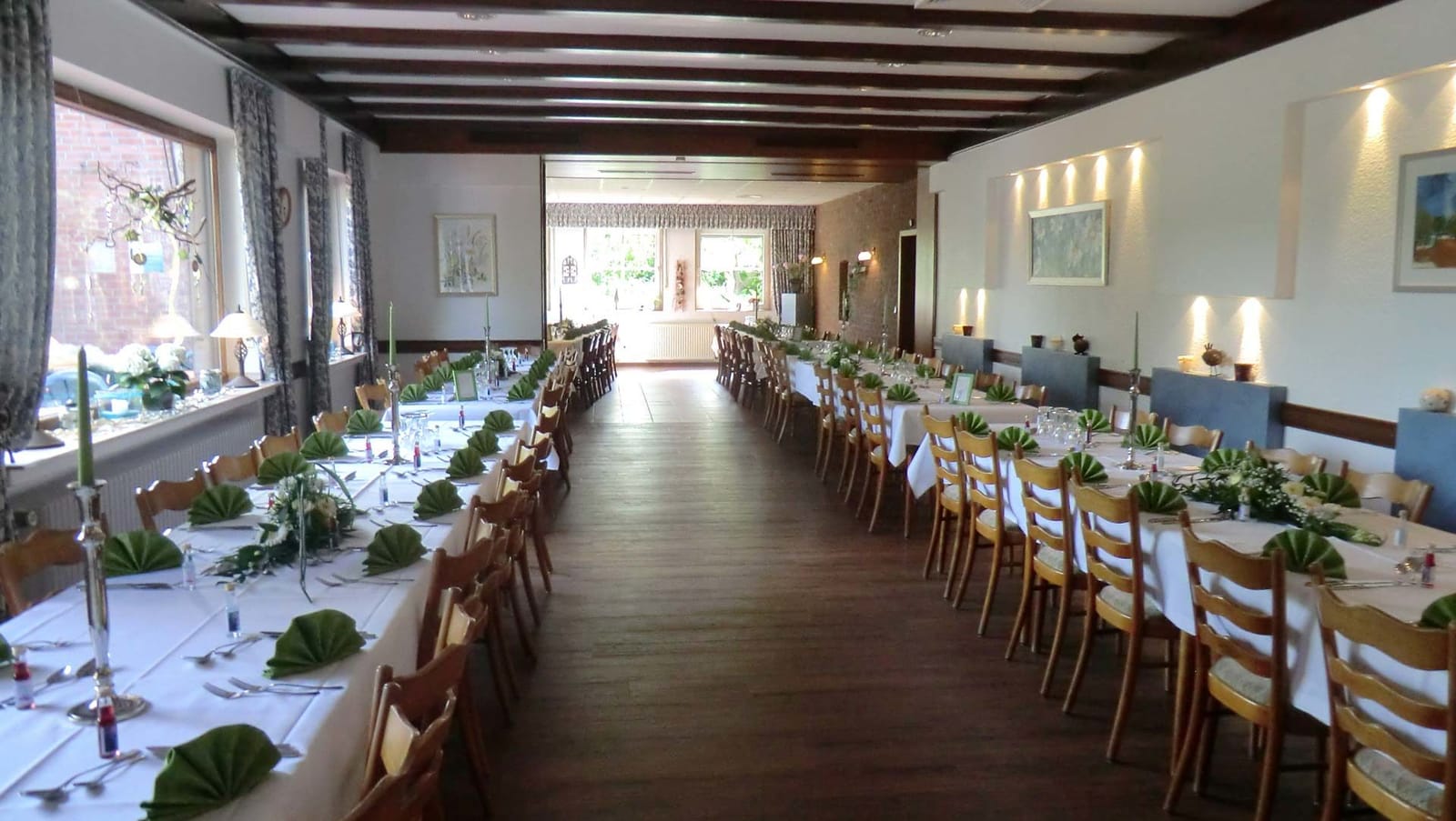 Festsaal, Gasthof Pannebäcker in Schermbeck