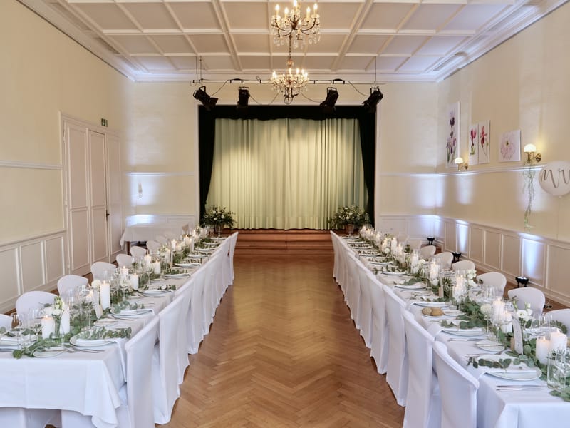 Theatersaal mit Bühne, Kulturvilla Mettmann