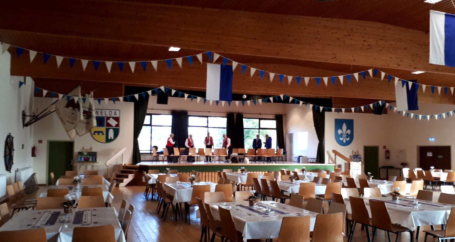 Iberg-Halle, Iberg-Halle Welda in Warburg